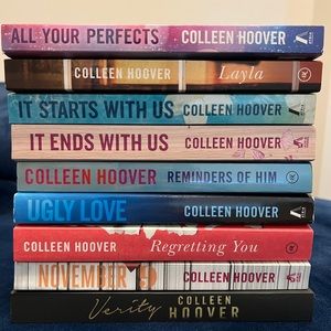 Colleen Hoover book lot